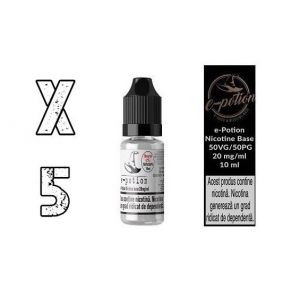 Pachet 5 Shot e-Potion 10ml - 20mg 50VG-50PG