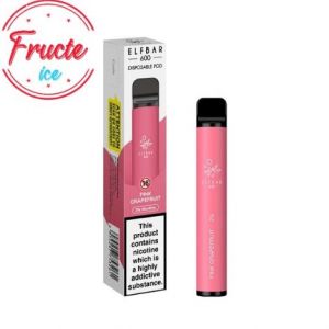 Kit Elf Bar Vape Pen 600 pufuri - Pink Grapefruit