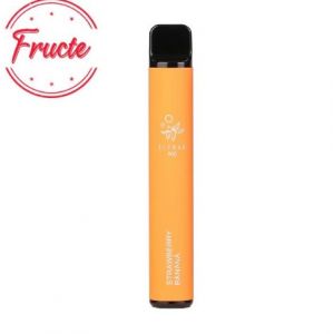 Kit Elf Bar Vape Pen 600 pufuri - Strawberry Banana